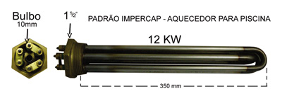 Resistência para Aquecedores de Piscinas